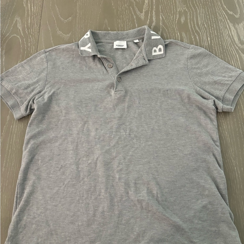 Burberry Rylan collar Gray Polo